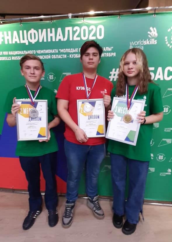 Поздравляем победителей WSR-2021 в Кузбассе!