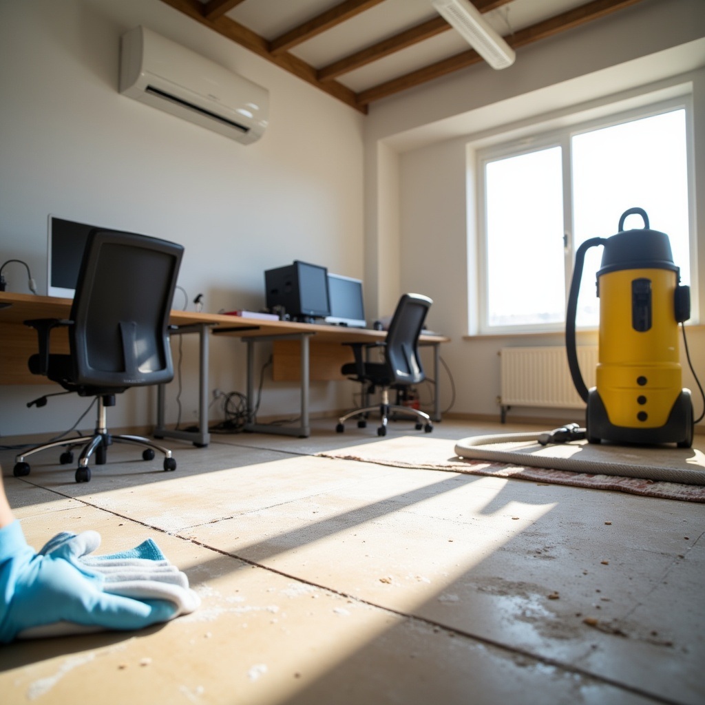 Строительная пыль после установки кондиционера: чем отмыть офис и спасти технику