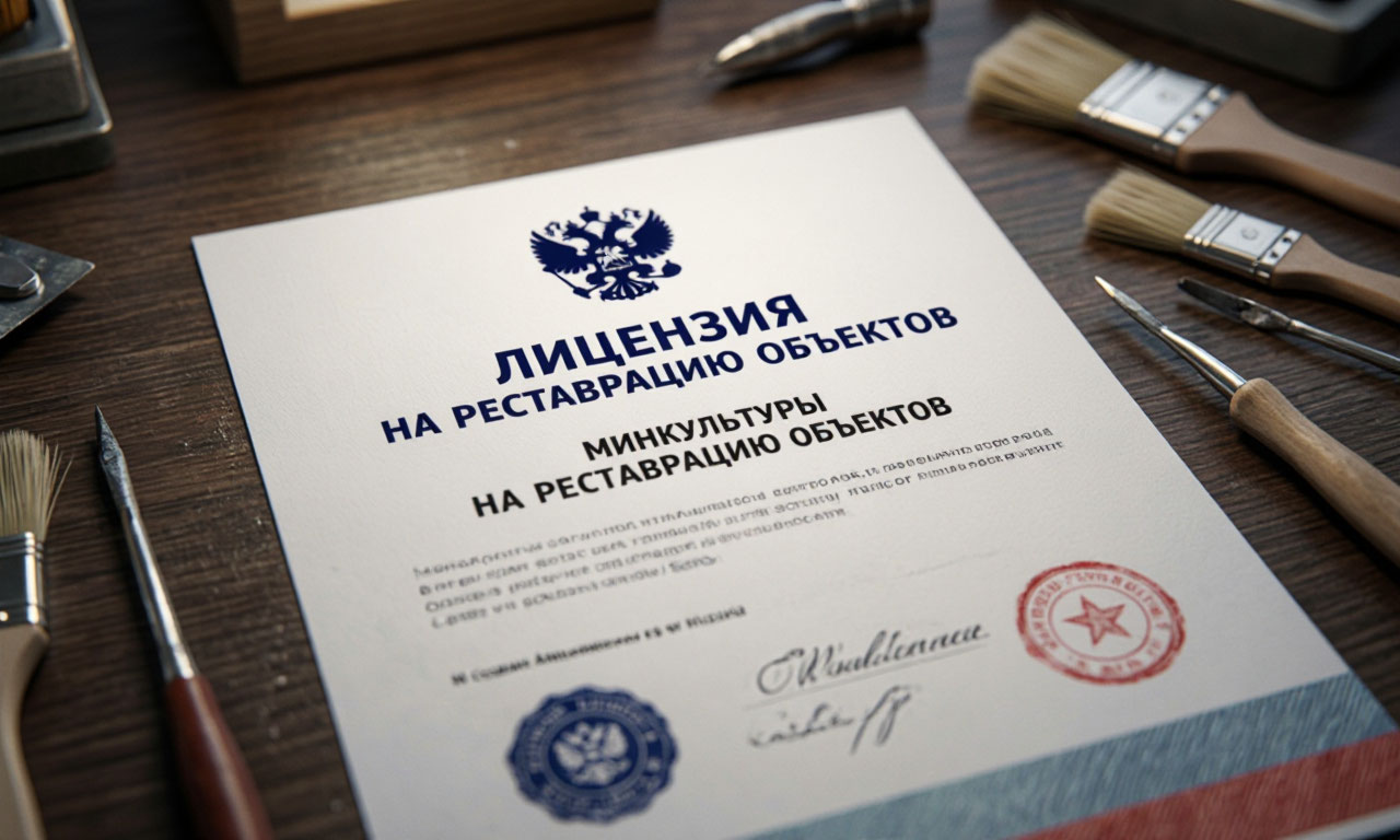 Лицензия на работы по восстановлению исторических объектов