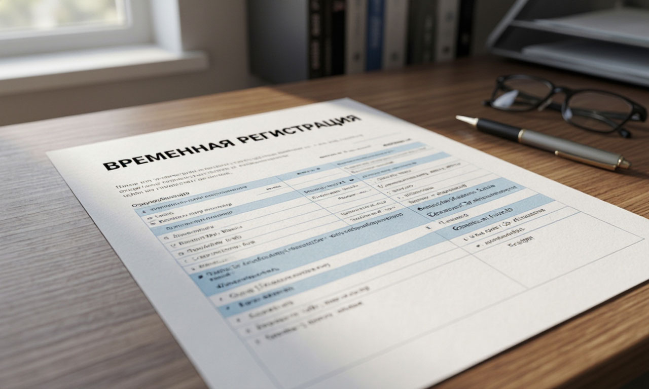 процедура временной регистрации